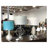 Assorted Lamps and Chandeliers