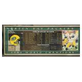 Green Bay Packers 1996 World Champions Mirrored