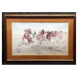 Frederic Remington A Dash For The Timber
