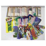 NIP pencil sets & asstd book markers