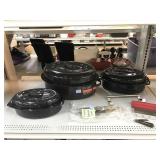 Rotisserie Pans with Lids, Vintage Pocket Knife,