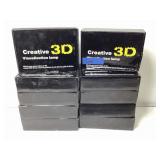 10 New 3D creative visualization lamps. Assorted