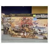 2 Axis and Allies, WWII strategy board games.