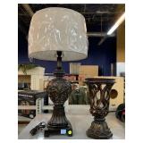 Decorative lamp and candle stand