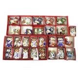 New Enameled animal figurines.