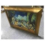 Print on canvas framed to 43x32