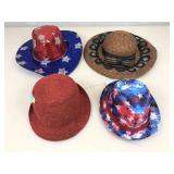 Assorted hats.