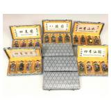 8 NiB painted bottle gift sets.