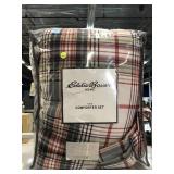 Eddie. Bauer twin comforter set.