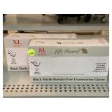 2 boxes Nitrile gloves. M, XL