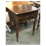 Antique Sewing Stand with 2 Spool Drawers -