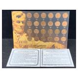 Lincoln Memmorial Penny Card W/1959-1982 Complete