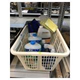 New Cleaning Supplies, Laundry Basket, Scrub