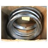 4 Vintage Car Wheel Rim Rings.