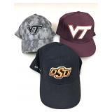 Assorted hats. Some NOS. College Sports