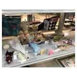 Collection of Angel Dolls with Stands and More.