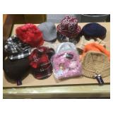 Assorted fashion hats