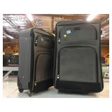 2 Chaps rolling luggage.