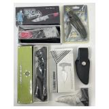 Assorted New Knives in boxes
