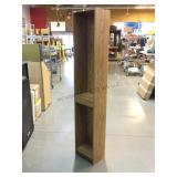 6ft tall Skinny Bookshelf with shelves - missing