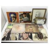 Assorted LP records and more. Some signed.