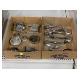 Vintage car door handles. Parts