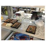 Handcrafted Asian Style Framed Art, Barware