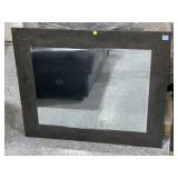 35x29 Modern Framed Wall Mirror