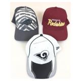 Assorted hats. Some NOS. Football Sports