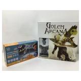 Games. In box. Golem Arcana and Saving Astronauts