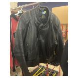 Germot Echtes Leder Leather Jacket. Size 62
