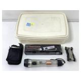 New Multi tool and flashlight in storage