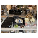 Knowles collector plates, casino branded playing