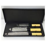NIB pro sushi line 3 piece knife set.