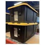 2 Greenmade storage bins with lids