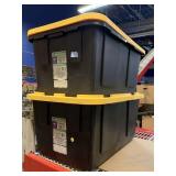 2 Greenmade storage bins with lids