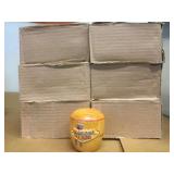 6 boxes of 6 porcelain salt/ pepper shaker. Las