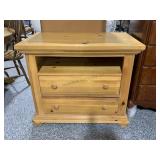 3ft wide Wood Console w/2 Drawers