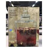 Beverage dispenser in box. 19in.