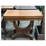 Victorian Turn Over Game Table Mahogany approx.