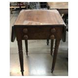 Antique Sewing Stand with 2 Spool Drawers and