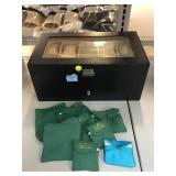 Watch and Jewelry Display top box and zip/snap