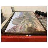 3 prints framed to 38x26