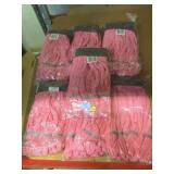 7 new pink mop heads bagged