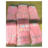 8 new pink mop heads bagged
