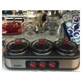 Bella 3 Pot Cooker, and 2 Glass Beverage