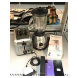 Blender, Toaster, Sanitizer Dispenser, and