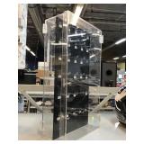 Double sided plexiglass case. 12x22x6