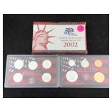 2002 U.s. Mint Silver Proof Set, Red Box
