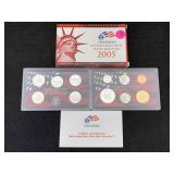 2002 U.s. Mint Silver Proof Set, Red Box